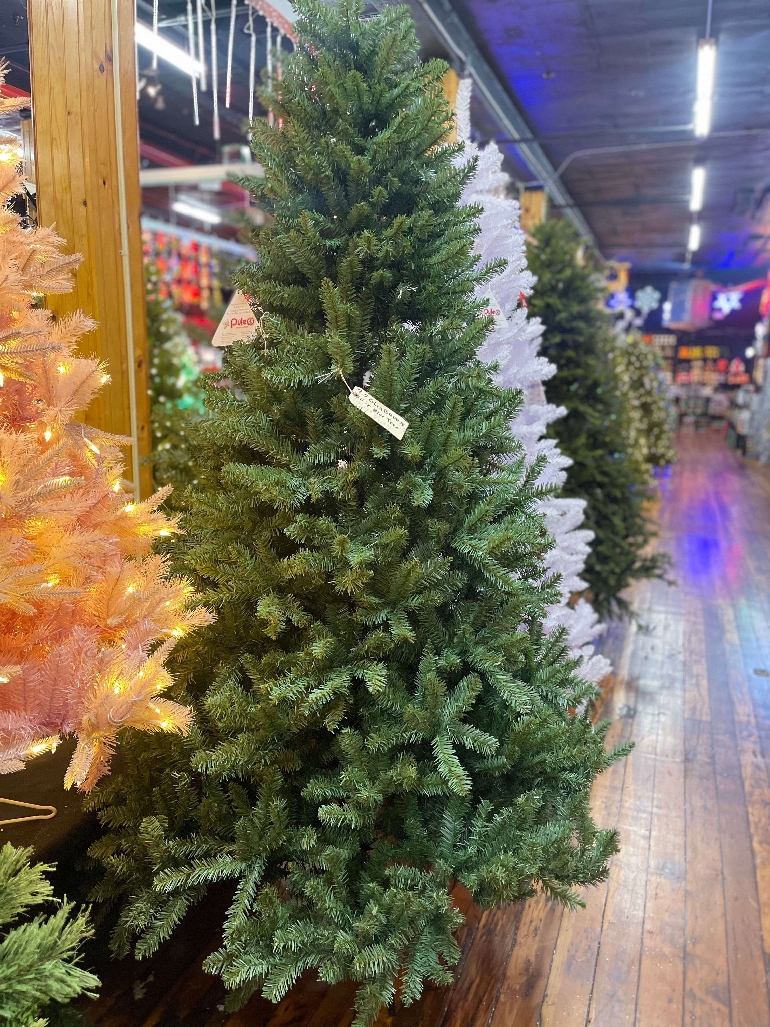 Puleo International 7.5ft Glenbrook Fir Blue Tree